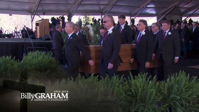 Billy Graham's funeral held in Charlotte