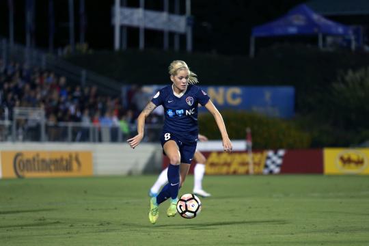 Cary, North Carolina  - Saturday September 30, 2017: Denise O'Sullivan during a regular season National Women's Soccer League (NWSL) match between the North Carolina Courage and the Orlando Pride at Sahlens Stadium at WakeMed Soccer Park. Orlando won the game 3-2.
Credit: Andy Mead: ISI Photos