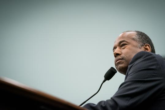 Carson Backs Down on Purchase of Furniture