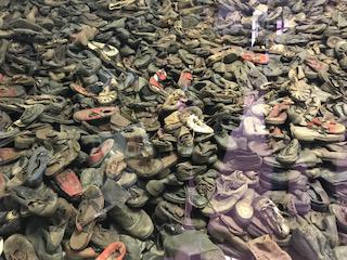 The Germans saved shoes from Holocaust victims to reuse the leather and rubber soles.