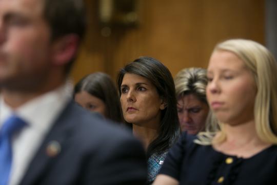 Sanctions Flap Erupts Into Open Conflict Between Haley and White House