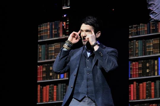 Colin Cloud - The Deductionist in The Illlusionists (Photo by Claudia James)