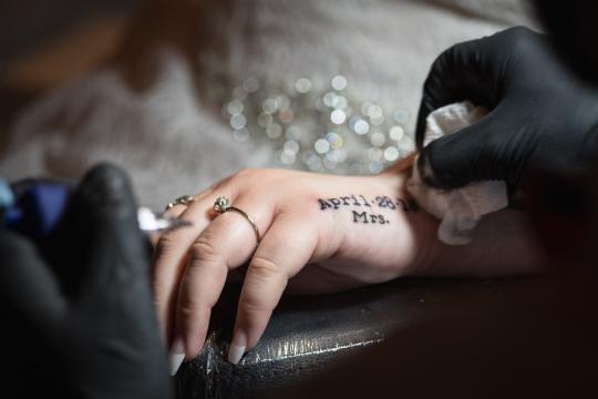 Like a Tattoo, This Wedding Favor Is Forever