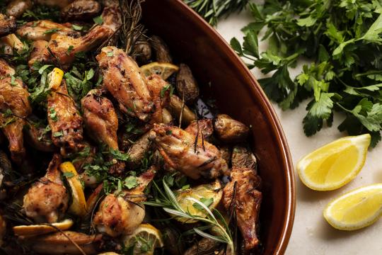 Lemony Chicken Wings, Soaring Above the Rest