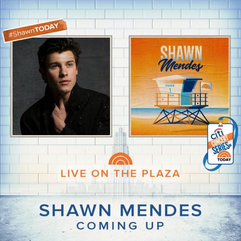 Shawn Mendes performs live on TODAY show