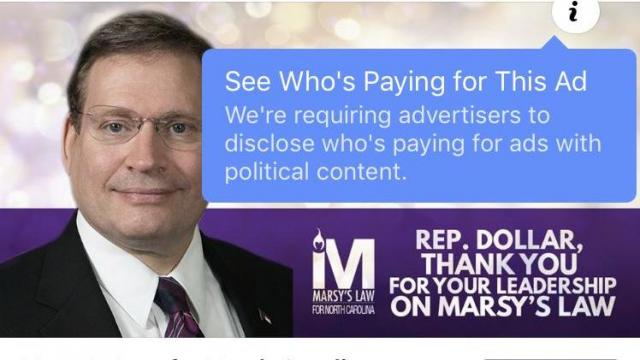 Bipartisan bill would require 'paid for' labels on social media political ads