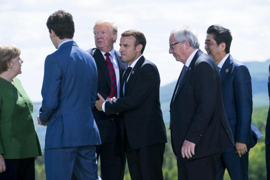 Trump’s Blasts Upend G-7, Alienating Oldest Allies