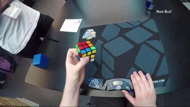 Rubik's Cube masters compete to solve it the quickest