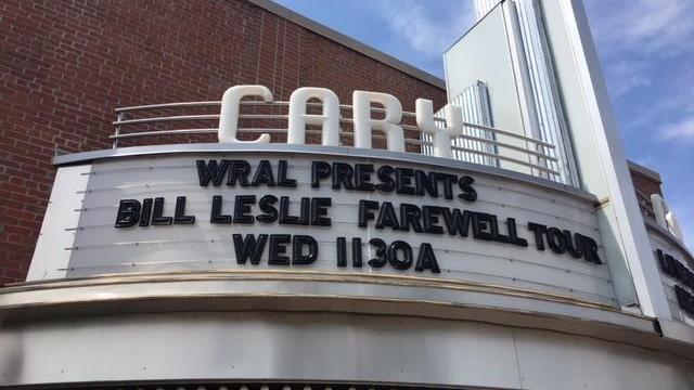 A set of songs at Bill Leslie's Cary farewell