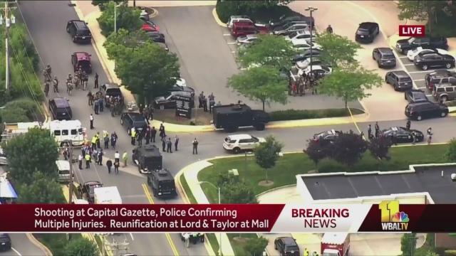 Shooting reported at newspaper in Annapolis, Maryland