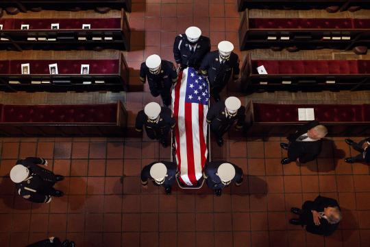 Funeral Is Held for Firefighter Killed by Ground Zero Toxins