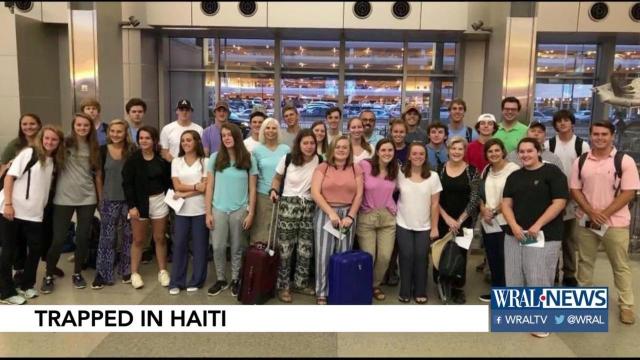 Raleigh church group hunkered down in Haiti