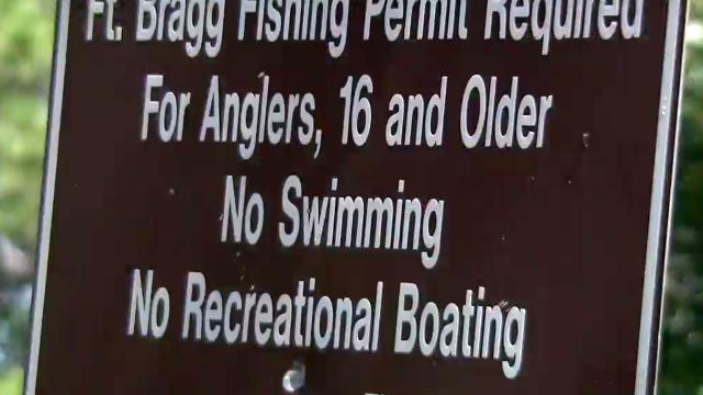 Army doesn't allow swimming, boating at Fort Bragg lakes