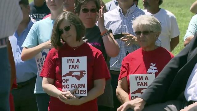 GOP officials show hog farmers love as next nuisance suit heads to court