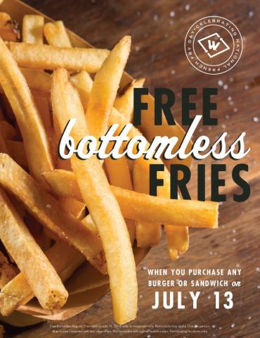 National French Fry Day 2018: Freebies & Deals Friday, July 13