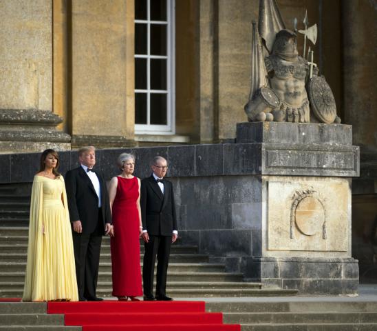 Trump Brings His Own Style to a Day of Damage Control in Britain