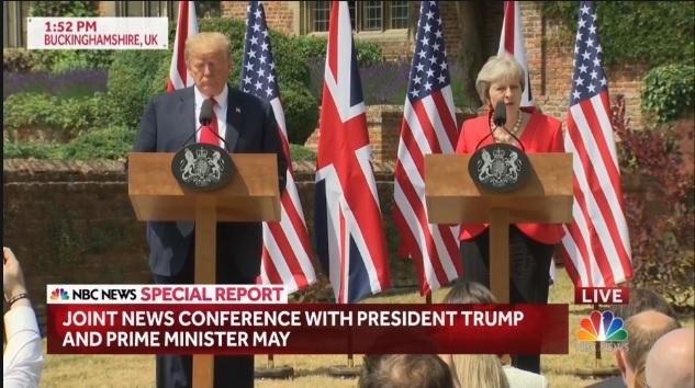 Trump, May hold news conference
