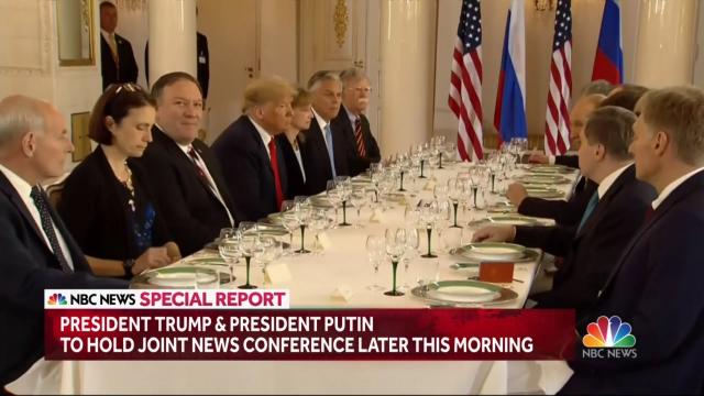 NBC Special Report: Summit underway as President Trump and Putin discuss US-Russia relations