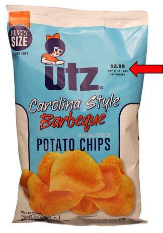 RECALL: Utz Barbeque Potato Chips due to undeclared allergen