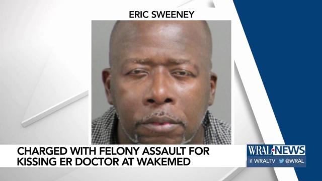 Eric Sweeney charged for kissing and assaulting ER doctor