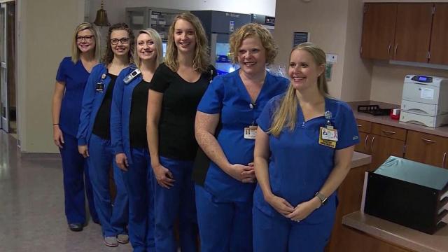 Whoa baby! Six nurses from same unit in NC hospital are pregnant