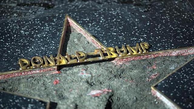 Man vandalizes Trump's Hollywood Walk of Fame star