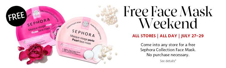 Sephora: FREE Face Mask at stores through Sunday