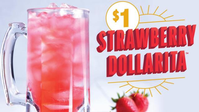 Applebee's Strawberry Margaritas only $1