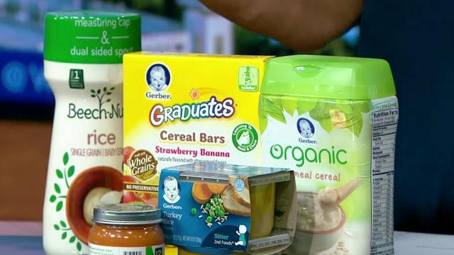 Many popular baby foods contain 'concerning' levels of heavy metals