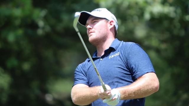 Raleigh native Grayson Murray leads UNC Health Championship heading into final round