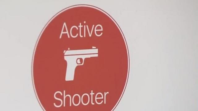 Active shooter sign