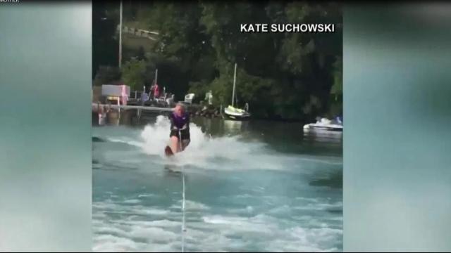 Age is just a number for 85-year-old water skier