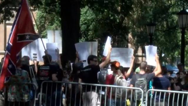 Seven arrested at protest on UNC campus; 3 accused of toppling Silent Sam formally charged