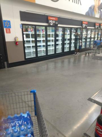 Empty milk shelves 9-9-18 (photo courtesy Thomas Bowes)