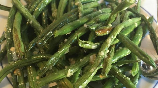 Recipe: Roasted Parmesan green beans