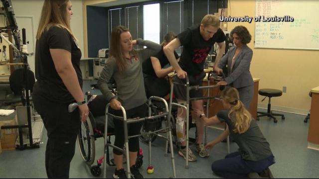 Paralyzed patients learn to walk again