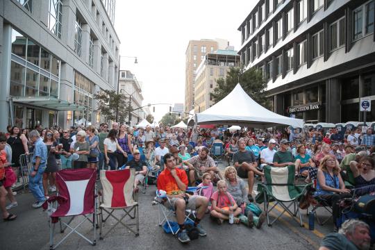 The Wide Open Blue Grass Festival featuring Ricky Skaggs, Patty Loveless, and Leftover Salmon was hosted in downtown Raleigh N.C. on September 28 and 29th of 2018 (Chris Baird/WRAL Contributor).