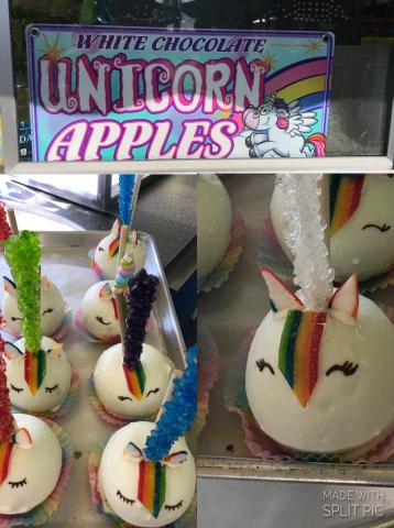 Mrs. J’s Sweet Shoppe: Unicorn Apples  (Courtesy of N.C. State Fair)