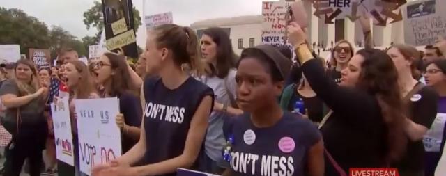 Protests erupt in DC before Kavanaugh vote