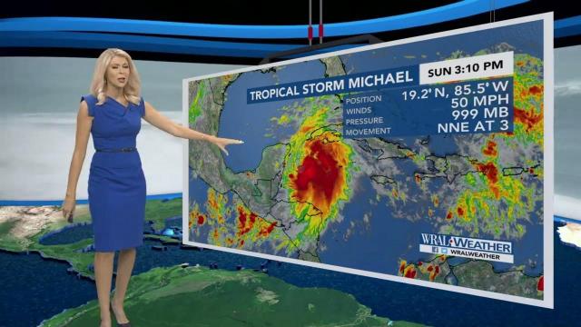 Tropical Storm Michael will bring rain to NC