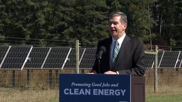 Cooper calls for NC to slash greenhouse gas emissions