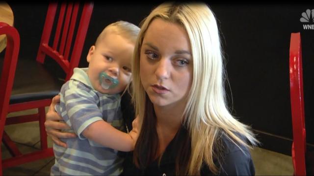 Waitress saves choking toddler