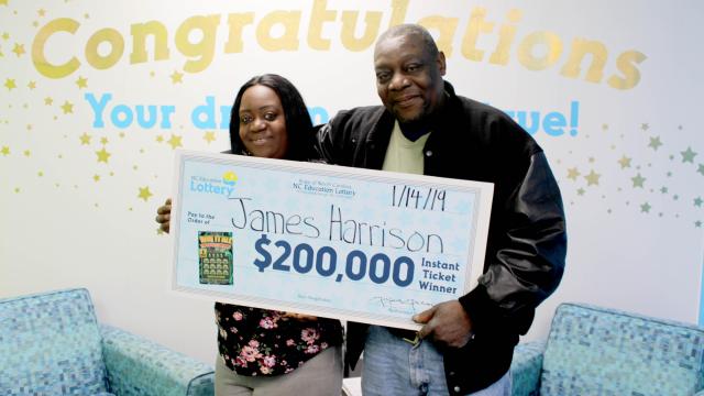 'Good luck charm': Rocky Mount man credits daughter for $200,000 win