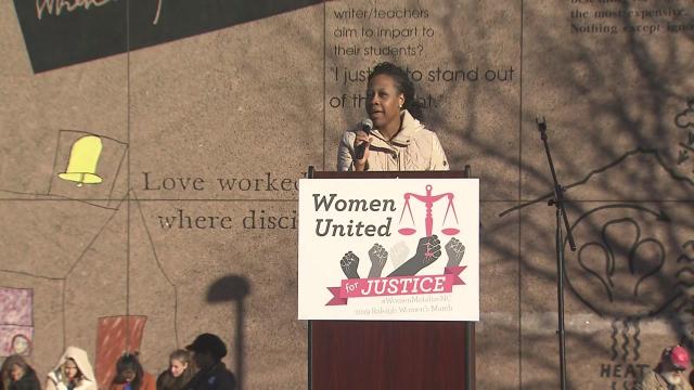 Hundreds gather in Raleigh for Women's March