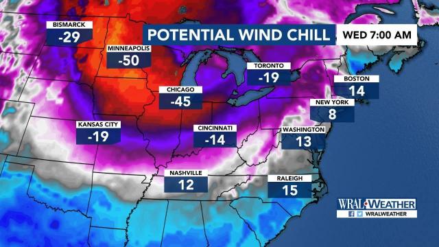 Get ready: Bitterly cold air coming to the Triangle