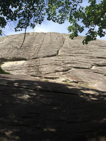 Two rock climbers rescued from Looking Glass Rock