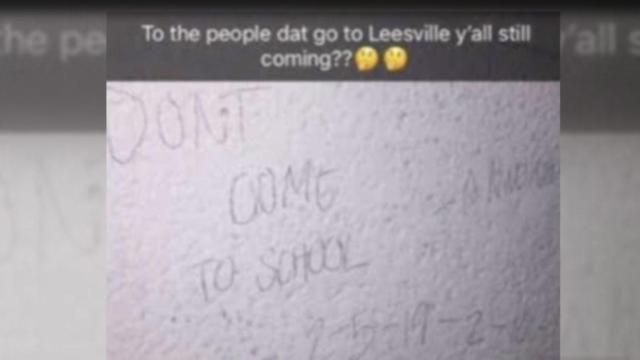 Leesville Road officials alert parents to social media threat; will have extra security on campus Tuesday 
