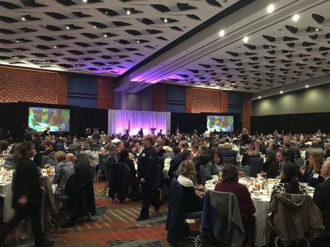 North Carolina Superintendent Mark Johnson announced his education priorities in front of about 700 people at the Raleigh Convention Center on Feb. 19, 2019.