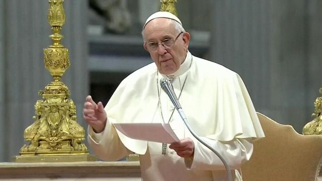 Pope Francis gives strong rebuke, defense of church