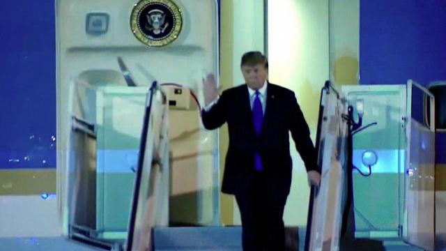 Trump arrives in Hanoi for second summit with Kim Jong Un